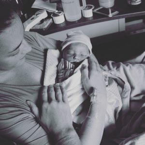 Texas Ambassador Shannon Pike holds her daughter Marie, who was born still in May 2018.