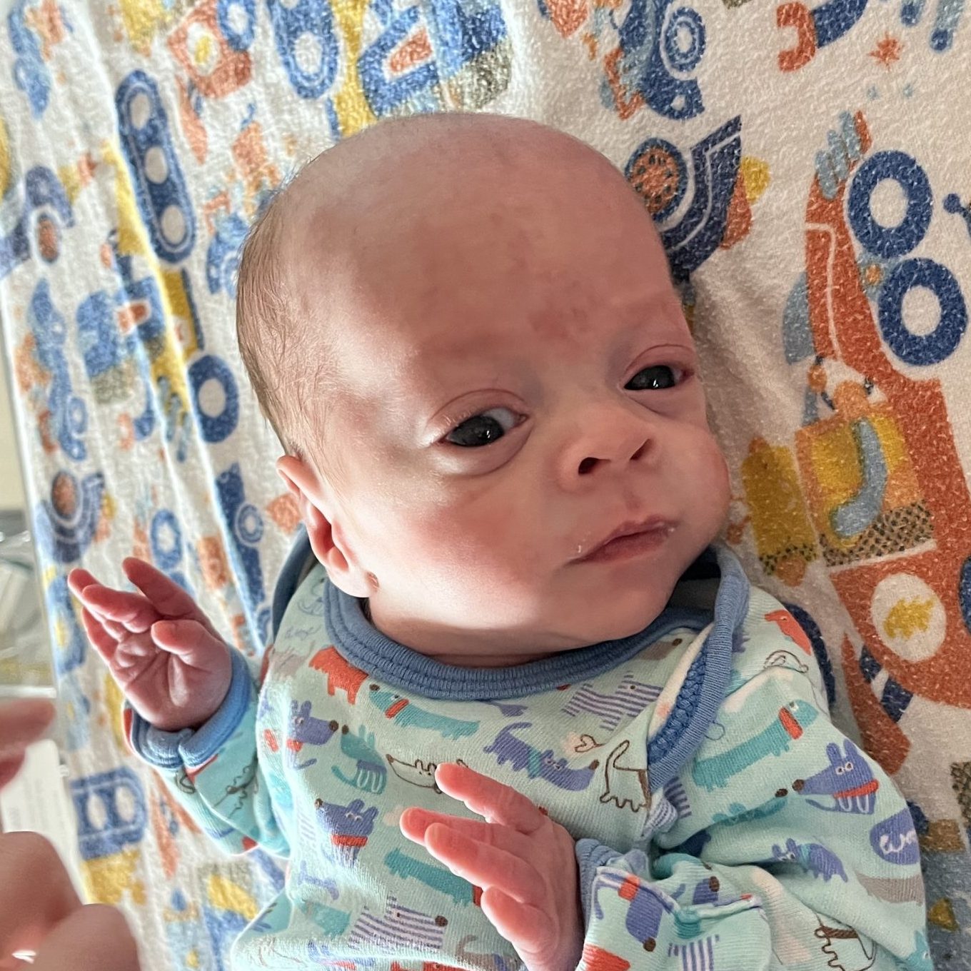 Baby save Whitt as a newborn