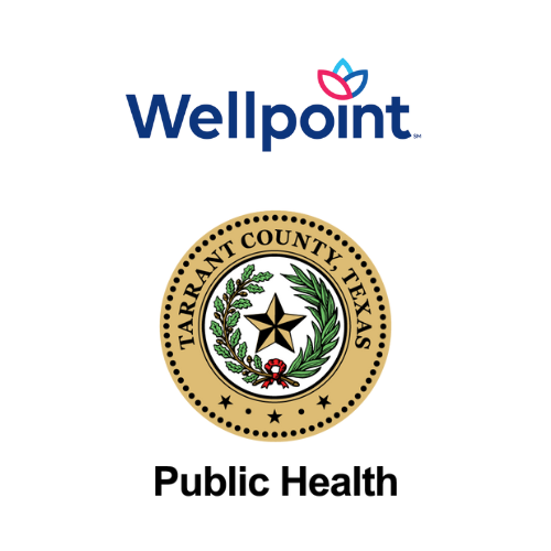 Tarrant County + Wellpoint logos